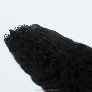 Extensions de cheveux naturels européens doublement étirés, 100 % cheveux humains vierges, trame plate fabriquée à la machine avec cuticules intactes - Product Image 4