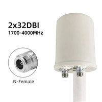 Signal 32dBi à Gain élevé Plus antenne d'alimentation en maille double polarité 4g 5g WiFi GSM 3g 4g 5g réflecteur parabolique parabolique antenne russe