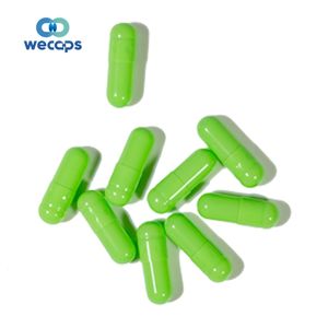 Wecaps Capsules vertes vides Capsules de gélatine Capsules vides Gels Taille <span class=keywords><strong>00</strong></span> - Product Image 6