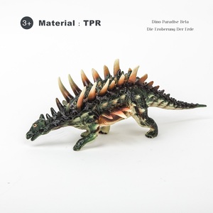 Período Cretácico <span class=keywords><strong>Saichania</strong></span> modelo dinosaurio Parque 3D simulación Color verde plástico TPR juguetes dinosaurio para niños y niñas - Product Image 3