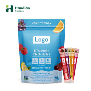 Vegan Lemon Lime Sabor Hidratación Electrolito en polvo Bebida Suplemento multivitamínico para la hidratación para todas las mujeres embarazadas - Product Image 3