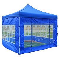 Tente de marché pliable, imperméable, facile à monter, pour la publicité commerciale