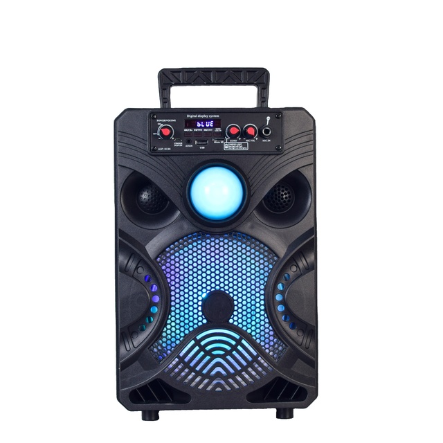 Eight Inch Party Karaoke Sound Amplifier Optical Input Speakers for Outdoor Activities Lightweight and High-quality Audio System