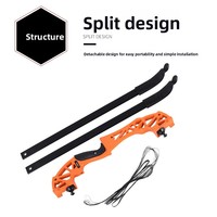 Meilleure Vente : Kit de Tir à l'Arc pour Débutants avec Arc Recurve en Métal, Ensemble d'Arbalètes et Flèches Démontables, Équipement de Tir à 30-40 lb