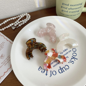 Nouvelles pinces à cheveux en acétate de petite taille, style français, effet teinté, pour femmes – Accessoires capillaires élégants - Product Image 6