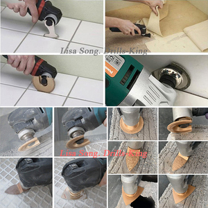 Universal Triangular File Ceramic Tile Remove Dirty Plastic Polish <strong>Oscillating</strong> <strong>Tool</strong> Saw <strong>Blade</strong> Small Semicircle Starlock <strong>Blades</strong> - Product Image 3