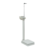 LOCOSC LH101-LED Balance médicale numérique de table Mesure de la taille et du poids Fonction IMC Affichage LED/LCD Construction en acier au carbone