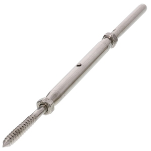 HIMOWAY Tendeur à câble manuel en acier inoxydable 316 pour poteaux en bois, pour garde-corps en câble, quincaillerie DIY - Product Image 3