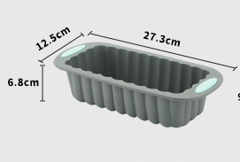 Assiette grillée cannelée 9 pouces Gris