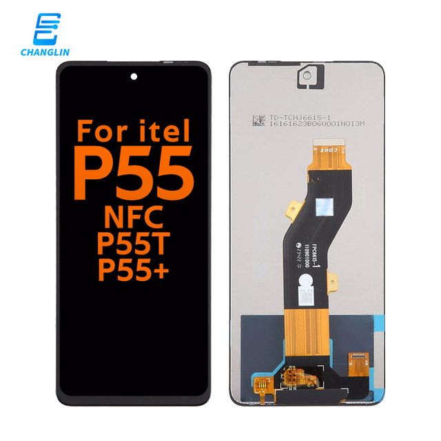 Factory Wholesale Itel P55 P55 NFC P55+ Mobile Phone OLED LCD Screen Replacement Display Screen Digitizer Hot Selling Mobile