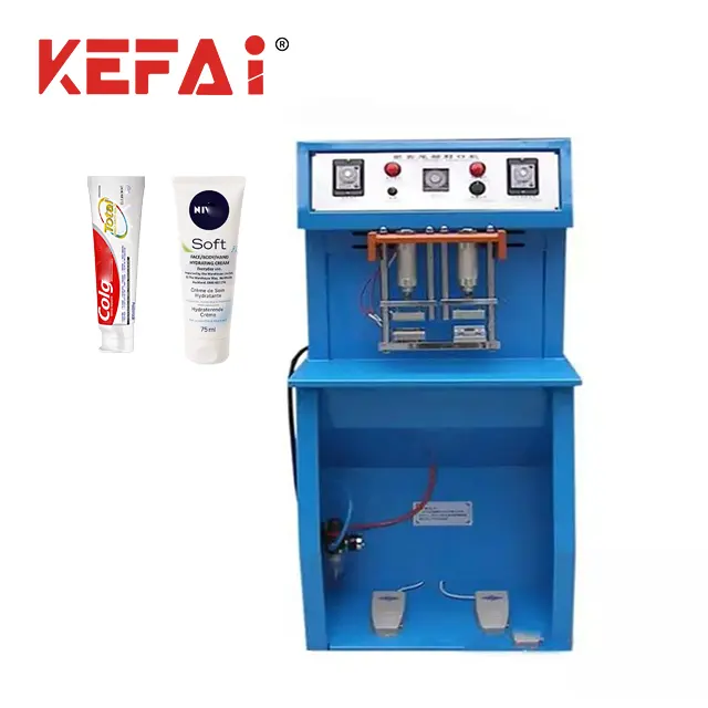 KEFAI नई डिजाइन प्लास्टिक अर्ध स्वचालित ट्यूब भरने मशीन सील