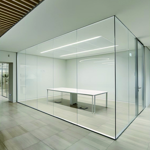 Vách ngăn kính cường lực cao cấp, cách âm, tháo lắp được, dùng cho phòng họp văn phòng, không gian thương mại - Product Image 1