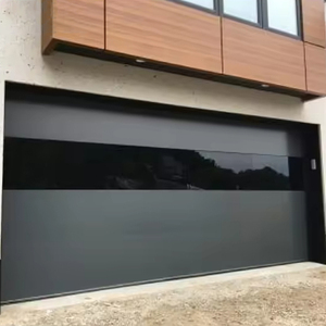 Vente directe d'usine, porte de <span class=keywords><strong>garage</strong></span> résidentielle en aluminium et verre, durable, imperméable et résistante au vent - Product Image 6