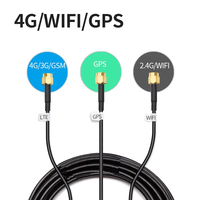 Antenne étanche tri-bande 4G+WiFi+GPS 5/28dBi à gain élevé, amplificateur extérieur 3-en-1, antenne combinée longue portée, amplificateur de signal
