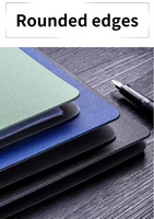 Carpeta de Doble Clip A4 de PP con Logotipo Personalizado, Portadocumentos Plegable Giratorio de 360 Grados