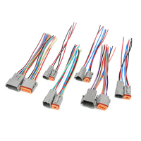 Connecteur adaptateur mâle 4 broches LIZONE Automotive DT04-4P-L012, faisceau de câblage, câble 18AWG, longueur 20 cm, personnalisable, ISO9001