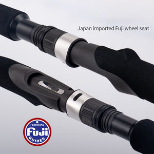 FJORD OEM 1.8m carbone eau salée jigging tige bleu océan moyen lourd pour bar et marlin leurre pêche en <span class=keywords><strong>mer</strong></span> - Product Image 3
