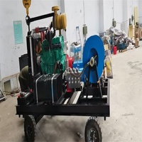Dispositif de nettoyage de laveuse Tuyau de vidange et jet d'eau Pompe à jet d'eau haute pression Machine de nettoyage d'égout