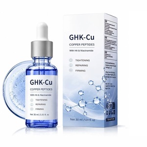 เซรั่มบำรุงผิวหน้า GHK-Cu คอปเปอร์เปปไทด์ ผสมไฮยาลูรอนิค แอซิด ช่วยลดเลือนริ้วรอย กระชับผิว ฟื้นฟูผิว และเติมความชุ่มชื้น - Product Image 1
