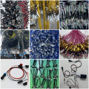 Çok Renkli Entegre RJ45 DC Takılabilir Terminal Bloğu Güvenlik IP Kamera Kablo Grubu - Product Image 2
