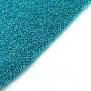 Gant de corps en plastique de couleur verte, 100% Polyester naturel, pour savon, gommage, exfoliant - Product Image 4