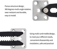 Connecteur de canapé modulaire en métal argenté Sf-035, connecteur de canapé, support de fixation, clip alligator, connecteur de meubles