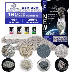 Produits très vendus, litière pour chat en bentonite avec parfum de lavande, litière pour chat en bentonite de haute qualité, litière pour chat en bentonite parfumée - Product Image 1