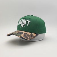 Casquette de baseball sportive à 5 panneaux avec visière incurvée, haute qualité, USA, logo brodé personnalisé, bicolore, style décontracté, pour activités de plein air