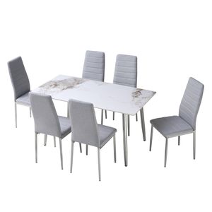 أثاث منزلي فاخر مستطيلي لغرفة الطعام مع تصميم جديد من الأحجار الرخيصة لورشة عمل الفندق وتطبيق المستودعات - Product Image 2