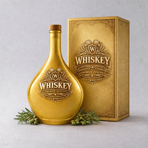 Bouteille en verre de luxe 700 ml en verre super flint, forme personnalisée, vide, pour alcool, whisky, <span class=keywords><strong>tequila</strong></span>, spiritueux, liqueur, avec bouchon scellé, vente en gros - Product Image 4