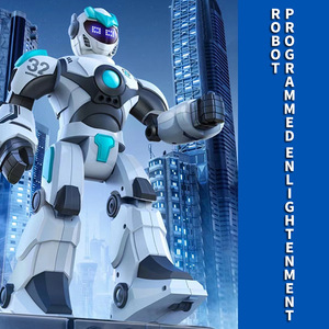 Robô Interativo Educacional Inteligente em ABS com Controle Remoto, Caminhando, Sensor de Movimento, Controle por Voz, <span class=keywords><strong>Program</strong></span>ável, Modelo de Brinquedo RC - Product Image 4