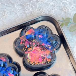 Jouet anti-stress en silicone en forme de patte de chat à paillettes, coloré, nouveauté, jouet sensoriel pour soulager l'anxiété - Product Image 5