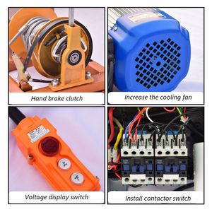 שימוש נרחב 1600w מכונת הרמה ניידת חיצונית 110V מהירות מהירה ווינץ חשמלי 220 נ מצמד <span class=keywords><strong>winch</strong></span> - Product Image 6