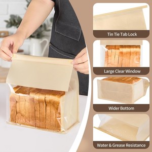 Sacchetti Personalizzati in Carta Kraft Richiudibili con Stampa Flessografica Classica, Biodegradabili ed Ecologici per Panifici Commerciali - Product Image 6