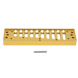 Peigne pour harmonica 10 trous, pièce de rechange pour <span class=keywords><strong>HOHNER</strong></span> SP20, accessoire pour harmonica en alliage d'aluminium - Product Image 6