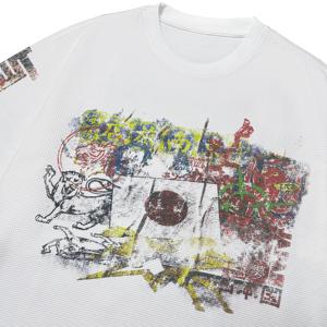 Camisetas de Manga Larga Personalizadas, Térmicas, Tejidas, Vintage, para Hombre, 100% Algodón, Estampado Retro, Casual, Transpirable, Estilo Urbano - Product Image 4