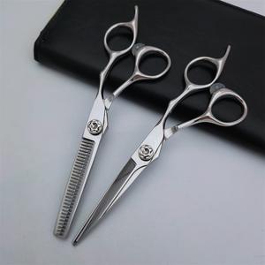 Tijeras de Peluquería Inoue de 62 mm, Tijeras de Entresacar de Acero Inoxidable 440C para Diestros, Cuchillas de Estilismo de Belleza Hechas en Suzhou - Product Image 5