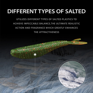 Leurres de pêche aux larves leurres souples appâts nageurs à tige unique 15 pcs/Lot perche en caoutchouc queue de truite <span class=keywords><strong>Drop</strong></span>-<span class=keywords><strong>Shot</strong></span> <span class=keywords><strong>brochet</strong></span> pour appâts souples - Product Image 6