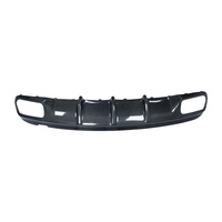 Diffuseur embout d'échappement lèvre de pare-chocs arrière style A pour Mercedes Benz GLA classe X156 GLA45 AMG 2013-2016