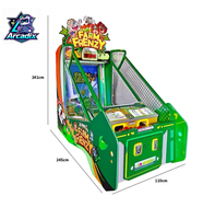 Nouvelle machine de jeu de basket-ball pour enfants et parents, grande machine de jeu d'intérieur à monnayeur pour la famille