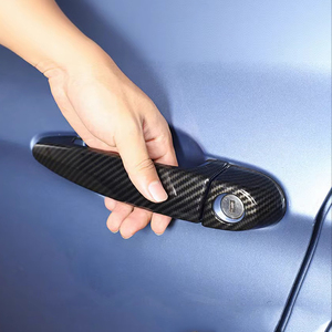 ชุดครอบมือจับประตูสีดำเปียโนสำหรับบีเอ็มดับเบิลยู ซีรีส์ 3 E90 2004-2012 |   อุปกรณ์ตกแต่งภายนอกป้องกันรอยขีดข่วนแบบสากลสำหรับพวงมาลัยซ้าย/ขวา - Product Image 1