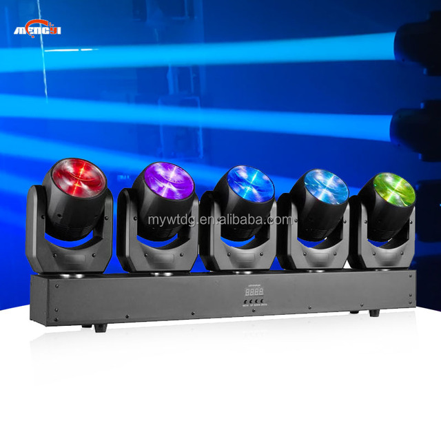 5*60w Head Mini Moving Beam Light Bar Full Color RGBW LED Scan Stage Beam Light for Wedding Live Performance