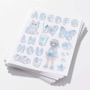 Adorables Pegatinas de Elfo Coloridas para Diario, Taza de Agua, Tarjetas, 50 Hojas de PVC, Pegatinas de Dibujos Animados al por Mayor - Product Image 4