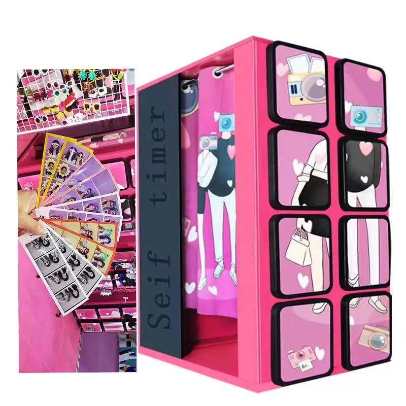 Nhà máy trực tiếp Arcade Máy ảnh photo Booth Chất lượng cao 360 Selfie Photo Booth máy