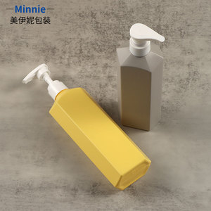 Minnie Diamond Shaped Lotion <b>Bottle</b> 500ml Plastic <b>Pump</b> <b>Bottle</b> For Shampoo Conditioner Body Lotion Personal Care - Product Image 1