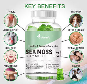 100% Gut organik Vegan Bladderwack & Burdock Vitamin C Healthcare energi lumut Laut Irlandia suplemen Vitamin cosplay Gummies - Product Image 3