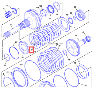 <span class=keywords><strong>YANN</strong></span> 'S 2237519 223-7519 Disque de Friction 215mm pour Camion Articulé 725C 730 EJECTEUR 725 730C2 730 730C 725C2 735 - Product Image 2