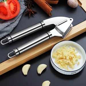 Easy Clean Stainless Steel Home Gadgets <b>Vegetable</b> <b>Tool</b> Garlic Crusher Masher Garlic Press - Product Image 1