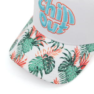 Tùy Chỉnh 100% Polyester Trucker Lưới Cap 5 Bảng Điều Chỉnh 3D Thêu Mũ Bóng Chày Kỳ Nghỉ Mùa Hè Bãi Biển Thiết Kế Snapback Cap - Product Image 6