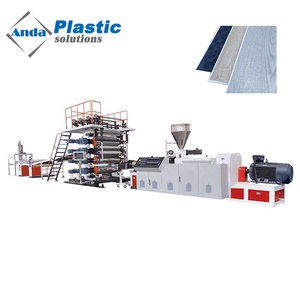 Anda máy móc PVC sàn gạch Máy làm SPC sàn dây chuyền sản xuất nhà sản xuất - Product Image 1